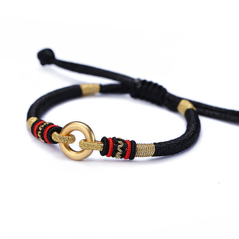 Tibetan Friendship Bracelet with Dragon Knots - Bracelet - Inner Wisdom Store