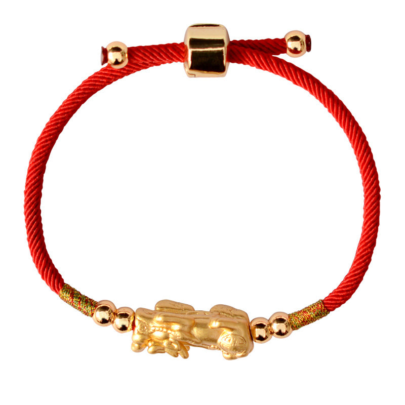 Feng Shui Red String Pixiu Bracelet - Bracelet - Inner Wisdom Store