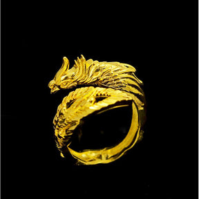Dragon and Phoenix Couple Ring - Ring - Inner Wisdom Store