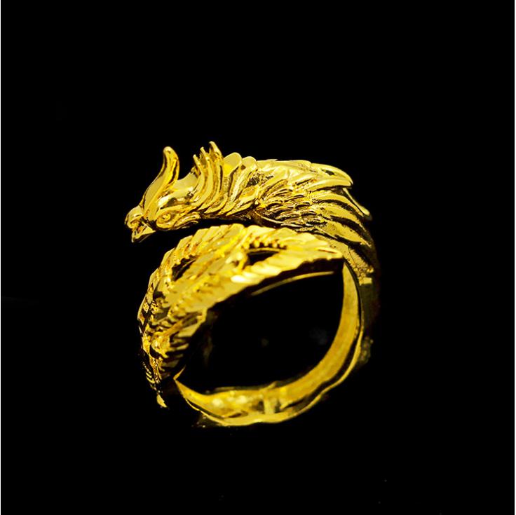 Dragon and Phoenix Couple Ring - Ring - Inner Wisdom Store