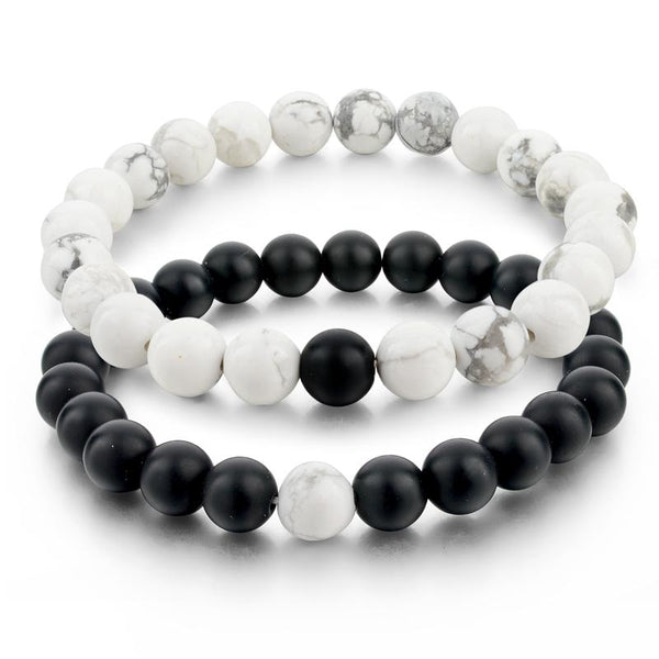 Yin yang clearance bead bracelet