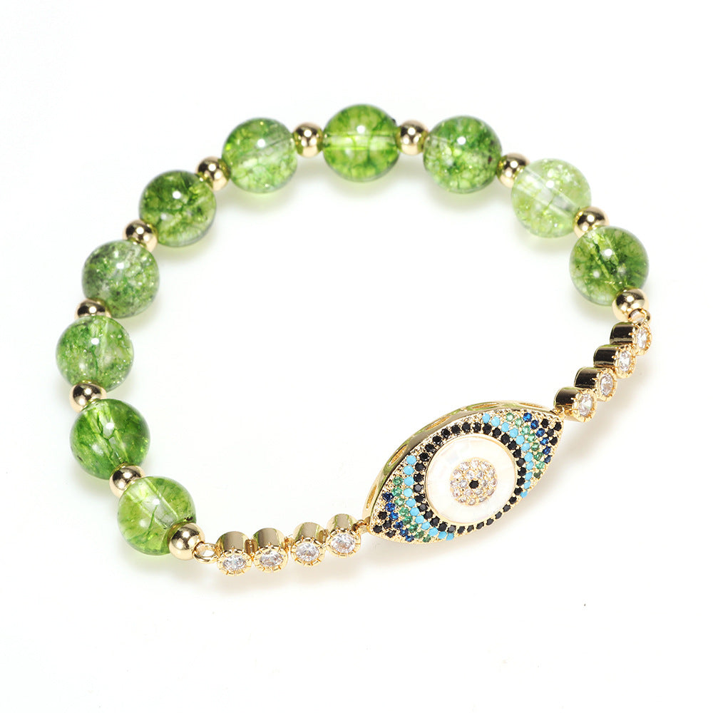 Natural Peridot Abundance Bracelet - Bracelet - Inner Wisdom Store