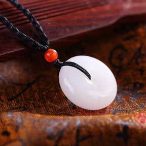 Natural White Jade Purity Necklace - Necklace - Inner Wisdom Store