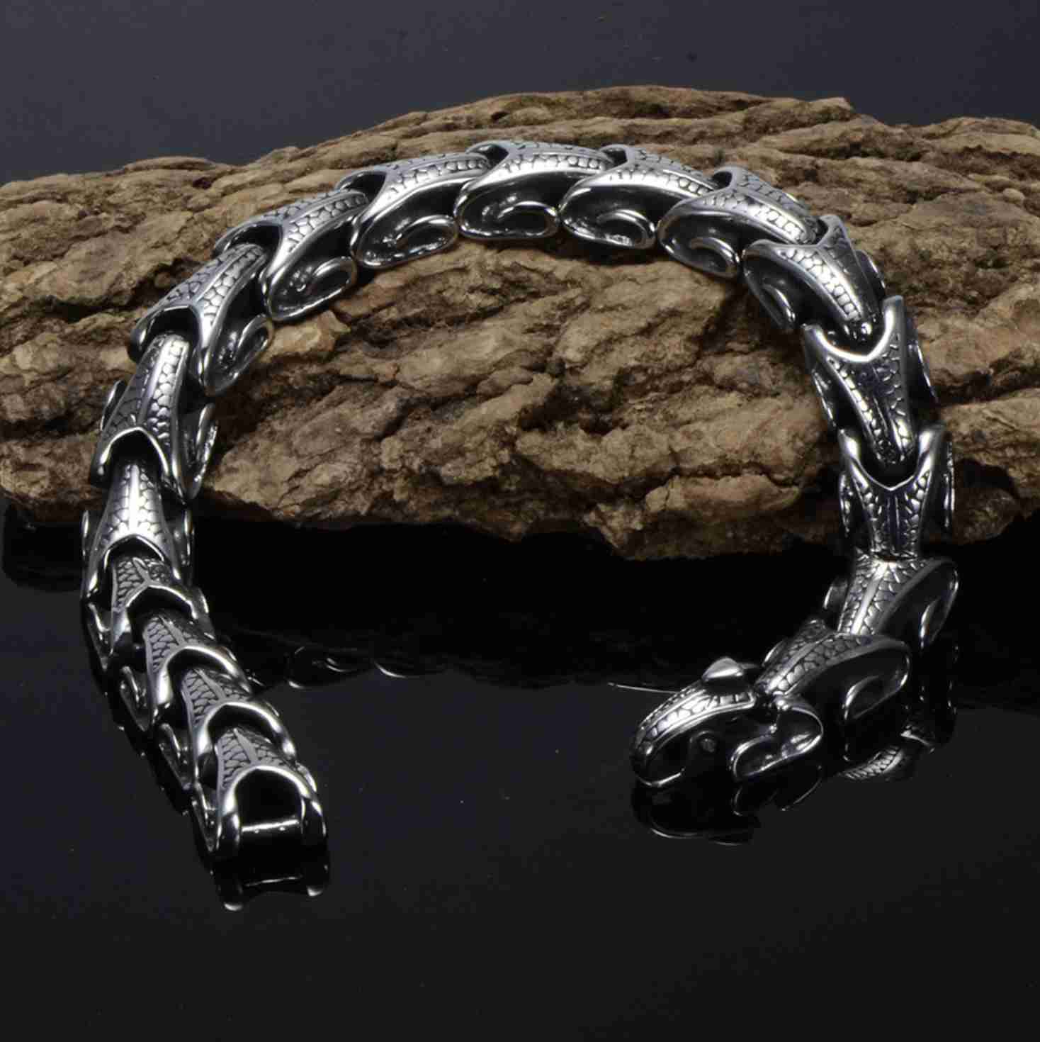 Luxury Dragon Link Chain Bracelet - Bracelet - Inner Wisdom Store