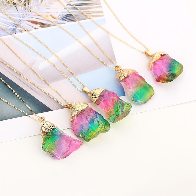 Watermelon Tourmaline Necklace - Necklace - Inner Wisdom Store