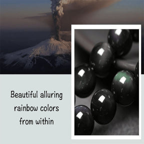 Dragon and Phoenix Obsidian Bracelet Set - For Couples - Inner Wisdom Store