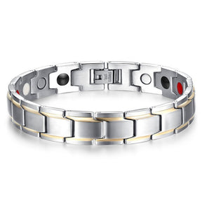 Titanium Steel Magnetic Therapy Bracelet - Bracelet - Inner Wisdom Store