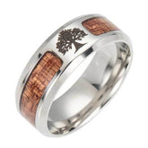 Tree of Life Wood Ring - Ring - Inner Wisdom Store